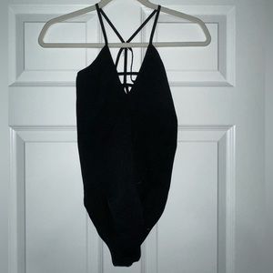 Free people body suit black (size M/L)